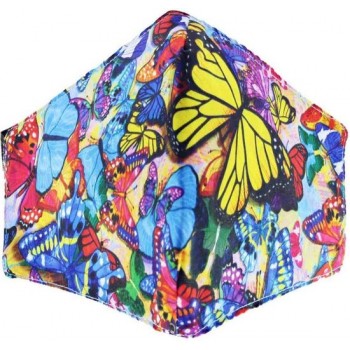 Attitude Holland Masker Multicolour Butterfly Mondkapje Multicolours