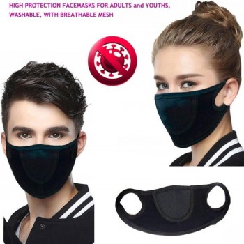Mondkapje - uitwasbaar - beschermend - mondmasker - zwart