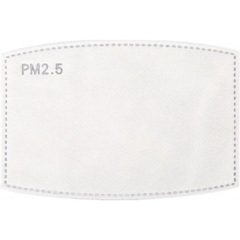 Mondkapje filter PM2.5 | 20 stuks | Vervangbare mondkapje filters