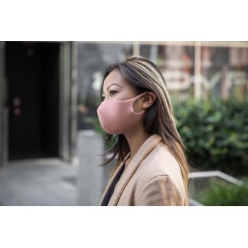 Banale ACTIVE MASK Roze - Premium Design Mondkapje MEDIUM - herbruikbaar - Roze - Active Mask PESCA PINK Regular