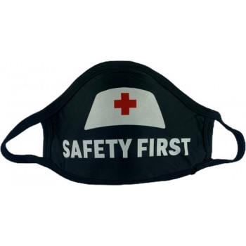 Safety First | Maat M (jeugd 11-17 jaar) | Grappig Kinder Mondkapje | Wasbaar | Niet-Medisch | Herbruikbaar