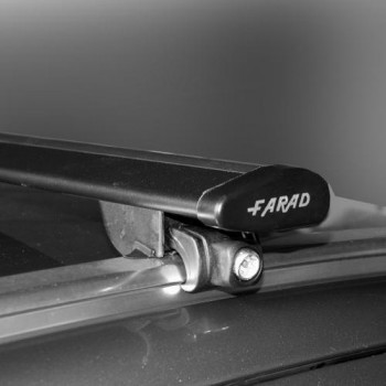 Dakdragers Volvo V90 vanaf 2016 met gesloten dakrails - Farad wingbar zwart