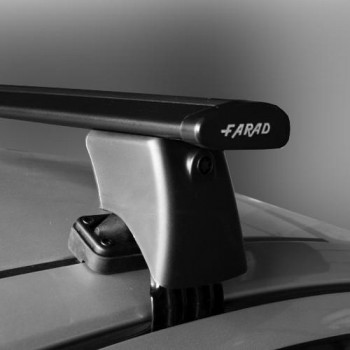 Dakdragers Fiat Punto Evo 3 deurs hatchback 2009 t/m 2012 - Farad wingbar zwart