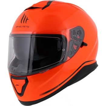 MT Thunder III SV helm fluor oranje