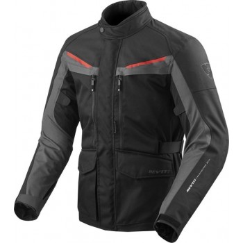 REV'IT Safari 3 Black Anthracite Textile Motorcycle Jacket L