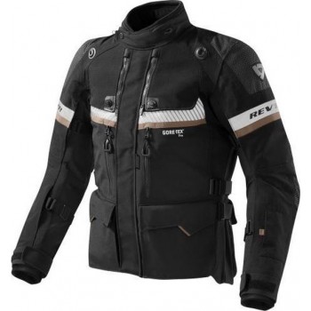 REV'IT! Dominator GTX Black Sand Textile Motorcycle Jacket XL