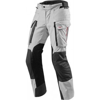 REV'IT! Sand 3 Silver Anthracite Short Textile Motorcycle Pants XYL