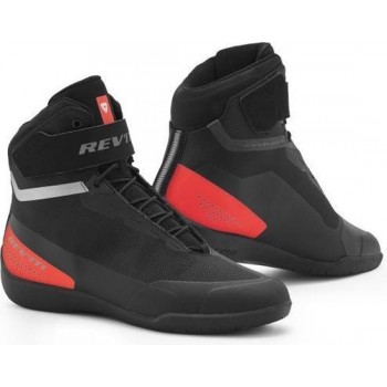 REV'IT! Mission Black Neon Red Motorcycle Shoes 40
