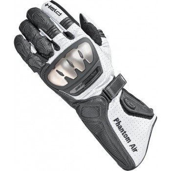 Held Phantom Air Black White Motorcycle Gloves 8