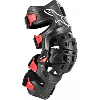 Alpinestars Bionic-10 Black Red Carbon Right Knee Brace  S