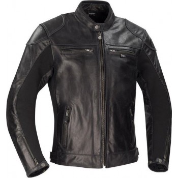 Segura Kroft Black Leather Motorcycle Jacket M