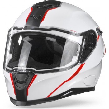 Nexx SX.100R Shortcut White Red Full Face Helmet M