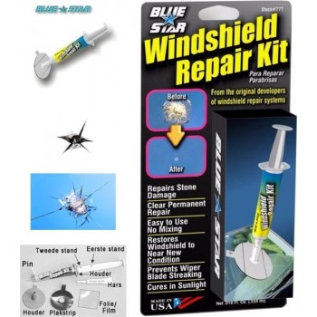 Autoruit Reparatie Kit - DIY - Autoruitschade repareren - Sterretje repareren autoruit - Ster reparatie kit