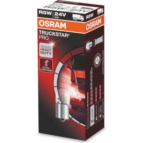 Osram Truckstar Pro R5W 24v 5627TSP 10 stuks