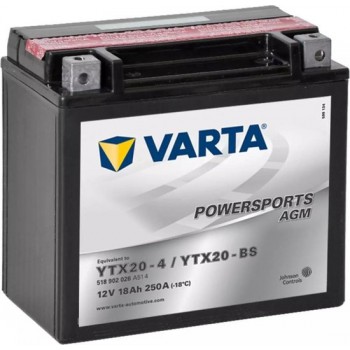 Varta AGM accu 12 V 18 Ah YTX20-4 / YTX20-BS
