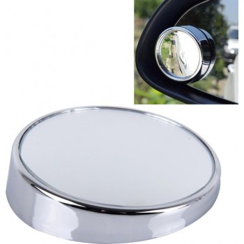 3R-023 Car Blind Spot Achteraanzicht Wide Angle Mirror, Diameter: 7.5cm (zilver)