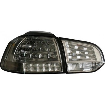AutoStyle Set Full LED Achterlichten passend voor Volkswagen Golf VI 2008-2012 excl. Variant - Helder